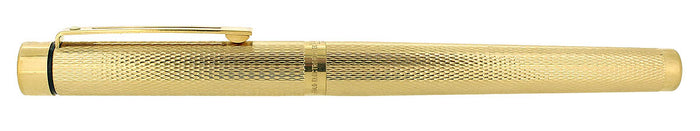 CIRCA 1979 SHEAFFER TARGA 23K GOLD BARLEYCORN MEDIUM NIB FOUNTAIN PEN NEVER INKED OFFERED BY ANTIQUE DIGGER