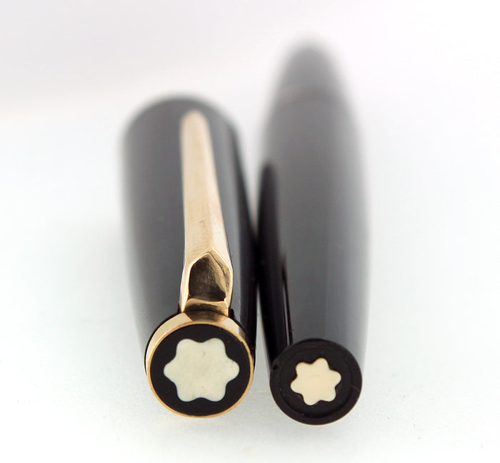 CIRCA 1980 MONTBLANC CLASSIC FOUNTAIN PEN 14C EXTRA FINE NIB RESTORED OFFERED BY ANTIQUE DIGGER