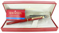 CIRCA 1982 SHEAFFER TARGA SLIMLINE IMPERIAL RED MEDIUM NIB FOUNTAIN PEN MINT OFFERED BY ANTIQUE DIGGER