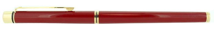 CIRCA 1982 SHEAFFER TARGA SLIMLINE IMPERIAL RED MEDIUM NIB FOUNTAIN PEN MINT OFFERED BY ANTIQUE DIGGER
