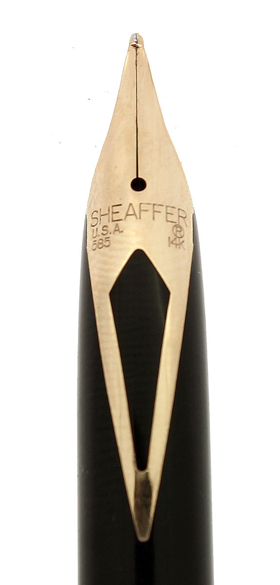 CIRCA 1982 SHEAFFER TARGA SLIMLINE THUYA MODEL 1030S 14K MEDIUM NIB FOUNTAIN PEN OFFERED BY ANTIQUE DIGGER