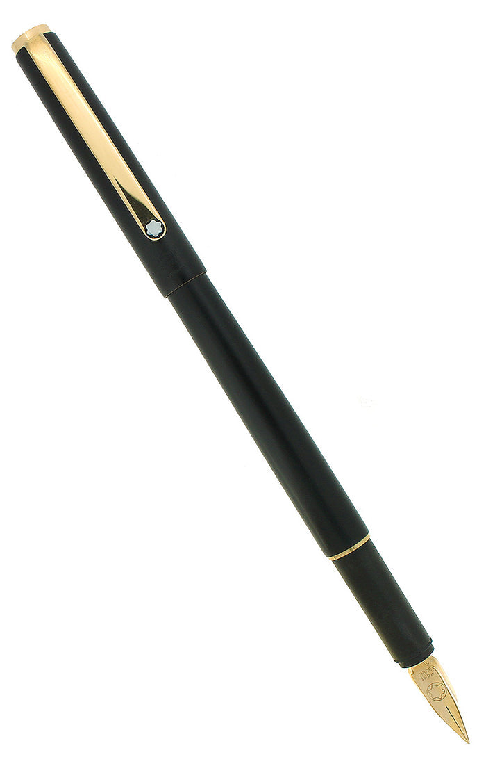 C1986 MONTBLANC NOBLESSE SLIMLINE MATTE BLACK FOUNTAIN PEN OFFERED BY ANTIQUE DIGGER
