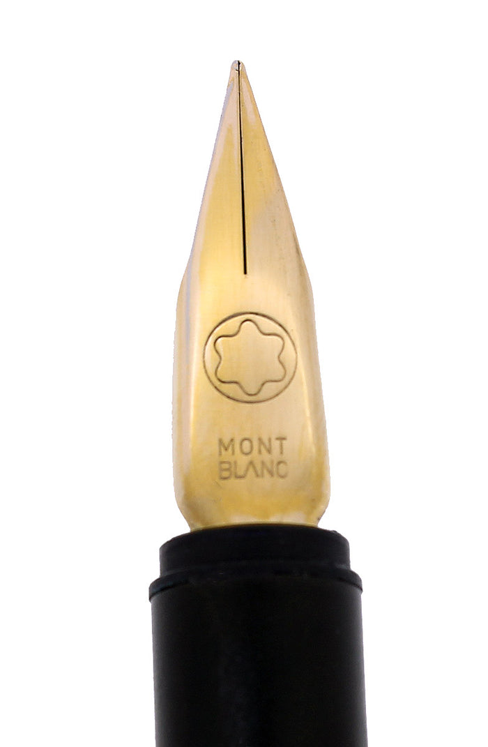 C1986 MONTBLANC NOBLESSE SLIMLINE MATTE BLACK FOUNTAIN PEN OFFERED BY ANTIQUE DIGGER