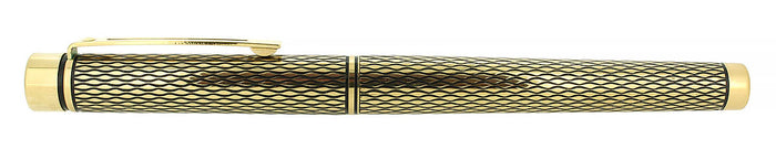 CIRCA 1989 SHEAFFER TARGA CLASSIC MEDICI DIAMOND FOUNTAIN PEN MINT OFFERED BY ANTIQUE DIGGER