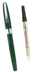 CIRCA 1994 SHEAFFER TRIUMPH IMPERIAL GREEN ROLLERBALL PEN NEVER USED OFFERED BY ANTIQUE DIGGER