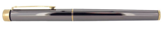 CIRCA 1996 SHEAFFER TARGA CLASSIC METALLIC GUNMETAL FOUNTAIN PEN FINE NIB NEVER INKED OFFERED BY ANTIQUE DIGGER