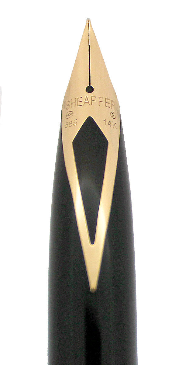 CIRCA 1996 SHEAFFER TARGA CLASSIC METALLIC GUNMETAL FOUNTAIN PEN FINE NIB NEVER INKED OFFERED BY ANTIQUE DIGGER