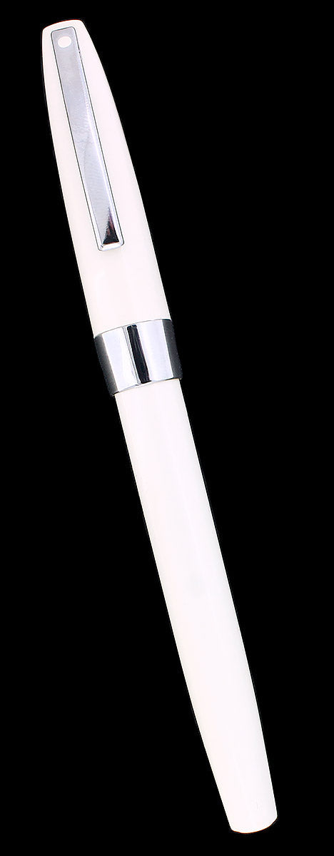 C1996 SHEAFFER TRIUMPH IMPERIAL WHITE FINE NIB FOUNTAIN PEN IN ORIGINAL BOX NEVER INKED OFFERED BY ANTIQUE DIGGER