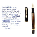 CIRCA 1997 PELIKAN SPECIAL EDITION M250 TORTOISE BROWN STRIPED 14C FINE NIB FOUNTAIN PEN OFFERED BY ANTIQUE DIGGER