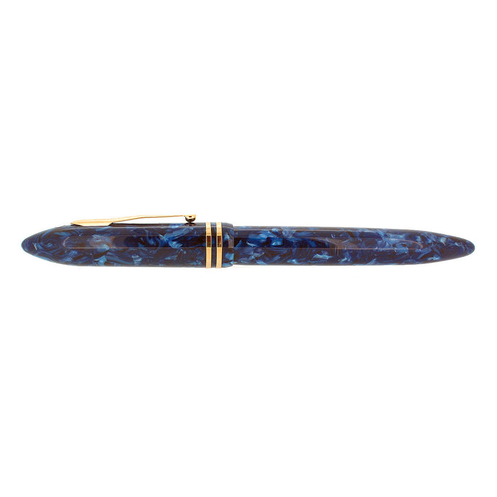 CIRCA 1998 SHEAFFER BALANCE II COBALT GLOW 18K MED NIB FOUNTAIN PEN NEVER INKED OFFERED BY ANTIQUE DIGGER