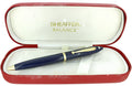 CIRCA 1998 SHEAFFER BALANCE II NAVY BLUE BALLPOINT PEN NEW OLD STOCK MINT OFFERED BY ANTIQUE DIGGER