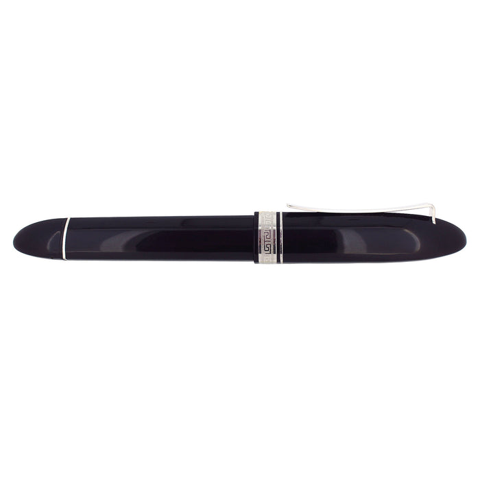 CIRCA 2000 OMAS 360 JET BLACK ROLLERBALL PEN HIGH TECH TRIM WITH BOX OFFERED BY ANTIQUE DIGGER