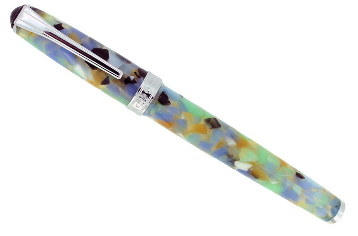 CIRCA 2007 LEVENGER TRUE WRITER SEA GLASS FOUNTAIN PEN NOS MINT IN BOX OFFERED BY ANTIQUE DIGGER