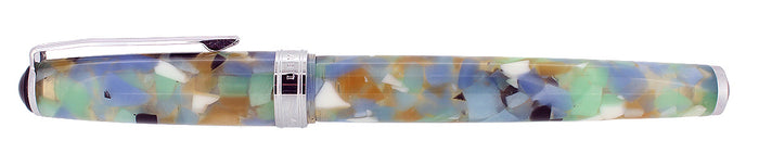CIRCA 2007 LEVENGER TRUE WRITER SEA GLASS FOUNTAIN PEN NOS MINT IN BOX OFFERED BY ANTIQUE DIGGER