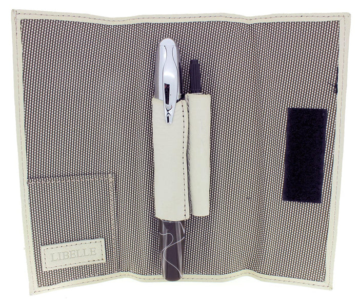 CIRCA 2007 LIBELLE VORTEX MOCHA SWIRL ACRYLIC FOUNTAIN PEN MED NIB NEW OLD STOCK IN BOX OFFERED BY ANTIQUE DIGGER