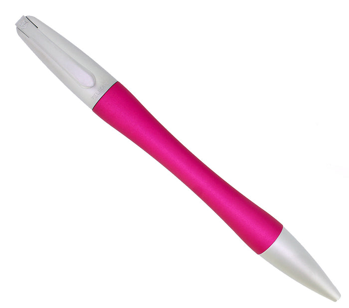 CIRCA 2007 NEW IN BOX PELIKAN K73 BELLE ALU-ROT MATTE ROSE AND ALUMINUM BALLPOINT PEN OFFERED BY ANTIQUE DIGGER