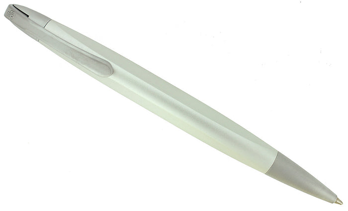 CIRCA 2007 PELIKAN K74 FORM MATTE ALUMINUM BALLPOINT PEN NEW OLD STOCK NEW BOXED OFFERED BY ANTIQUE DIGGER