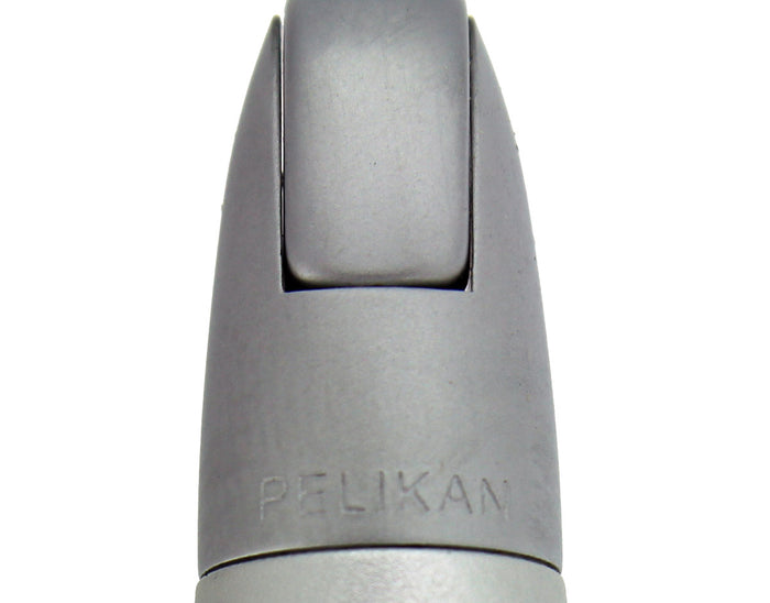 CIRCA 2007 PELIKAN K74 FORM MATTE ALUMINUM BALLPOINT PEN NEW OLD STOCK NEW BOXED OFFERED BY ANTIQUE DIGGER