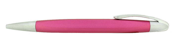 CIRCA 2007 PELIKAN K74 FORM MATTE ROSE AND ALUMINUM BALLPOINT PEN NEW OLD STOCK NEW BOXED OFFERED BY ANTIQUE DIGGER
