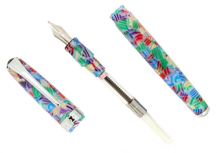 CIRCA 2008 LEVENGER TRUE WRITER CARNIVAL FOUNTAIN PEN NOS MINT IN BOX OFFERED BY ANTIQUE DIGGER