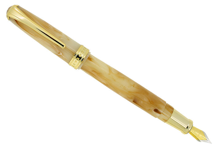 CIRCA 2010 LEVENGER TRUE WRITER CAFE AU LAIT FOUNTAIN PEN NOS MINT IN BOX OFFERED BY ANTIQUE DIGGER