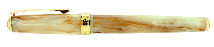 CIRCA 2010 LEVENGER TRUE WRITER CAFE AU LAIT FOUNTAIN PEN NOS MINT IN BOX OFFERED BY ANTIQUE DIGGER