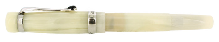 CIRCA 2010 STIPULA I CASTONI ONICE IVORY RESIN ITALIAN FOUNTAIN PEN 18K MED NIB OFFERED BY ANTIQUE DIGGER