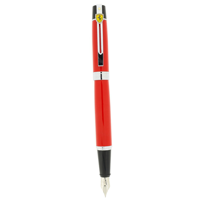 CIRCA 2012 SHEAFFER FERRARI 300 RED FINE NIB FOUNTAIN PEN MINT IN BOX