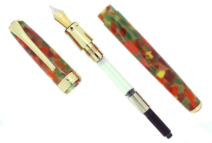CIRCA 2013 LEVENGER TRUE WRITER FOLIAGE FOUNTAIN PEN NOS MINT IN BOX