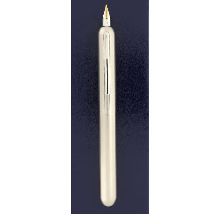 CIRCA 2014 LAMY DIALOG 3 PALLADIUM FINISH 14K MEDIUM NIB FOUNTAIN PEN MINT OFFERED BY ANTIQUE DIGGER