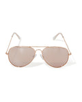 Classic Aviator Sunglasses Rose Gold