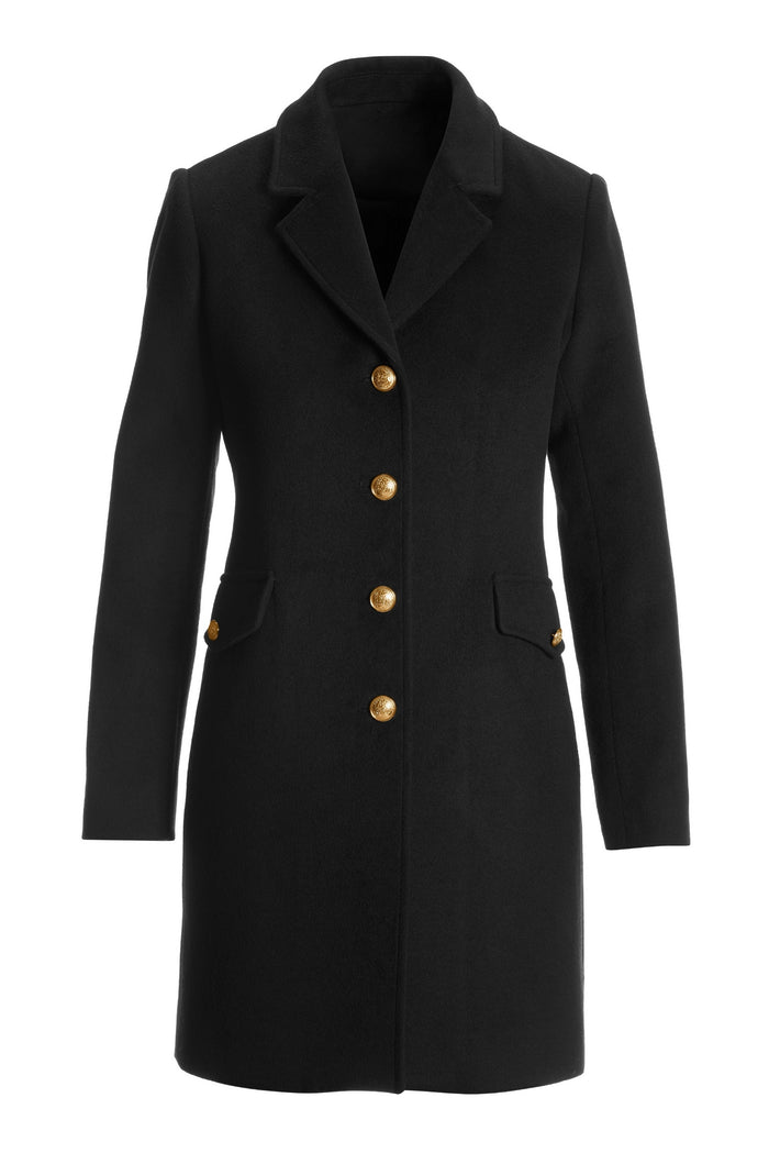 Classic Tailored Coat Black