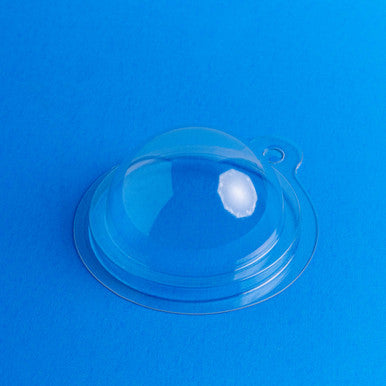 Clear Plastic Bath Bomb Molds fragrance oil bottle
