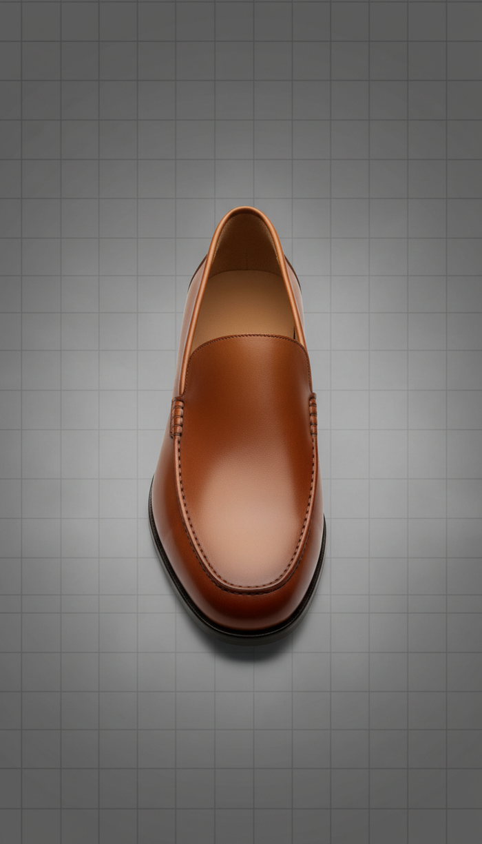 Cognac Brown Slip-On Loafer