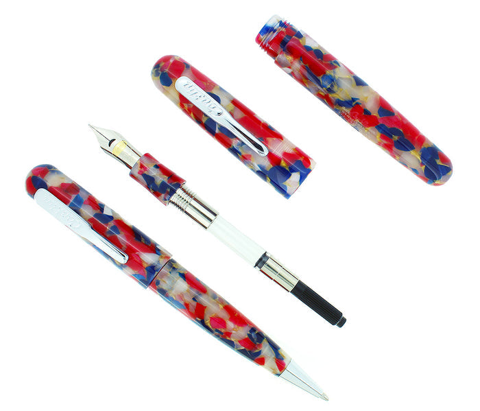 CONKLIN ALL AMERICAN OLD GLORY SPECIAL EDITION FOUNTAIN PEN & BALLPOINT NEVER INKED IN BOX OFFERED BY ANTIQUE DIGGER