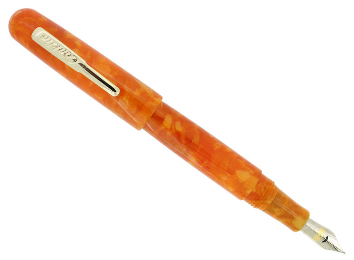 CONKLIN ALL AMERICAN SUNBURST ORANGE FOUNTAIN PEN MINT NEVER INKED IN BOX OFFERED BY ANTIQUE DIGGER