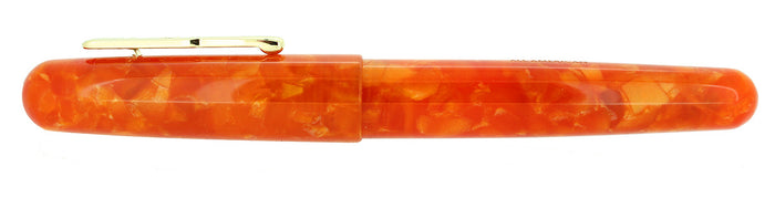 CONKLIN ALL AMERICAN SUNBURST ORANGE FOUNTAIN PEN MINT NEVER INKED IN BOX OFFERED BY ANTIQUE DIGGER