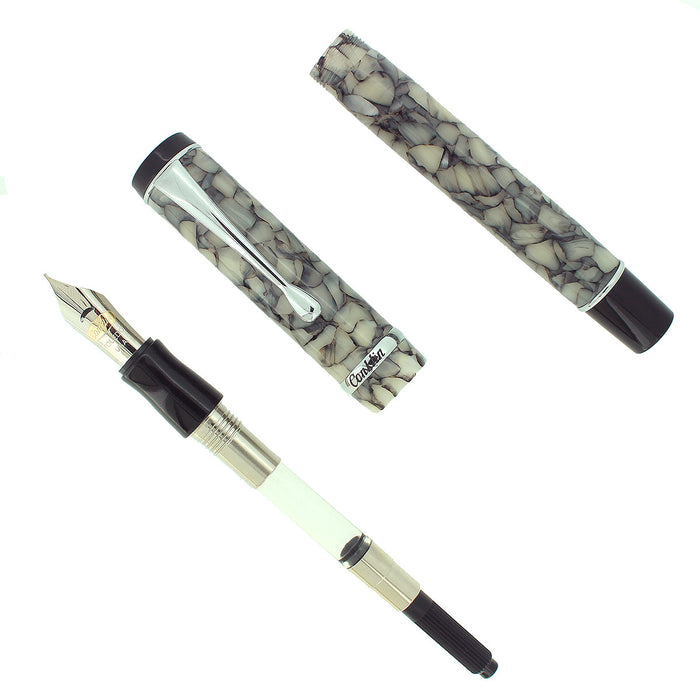 CONKLIN DURAGRAPH CRACKED ICE FOUNTAIN PEN MINT NEVER INKED IN BOX OFFERED BY ANTIQUE DIGGER