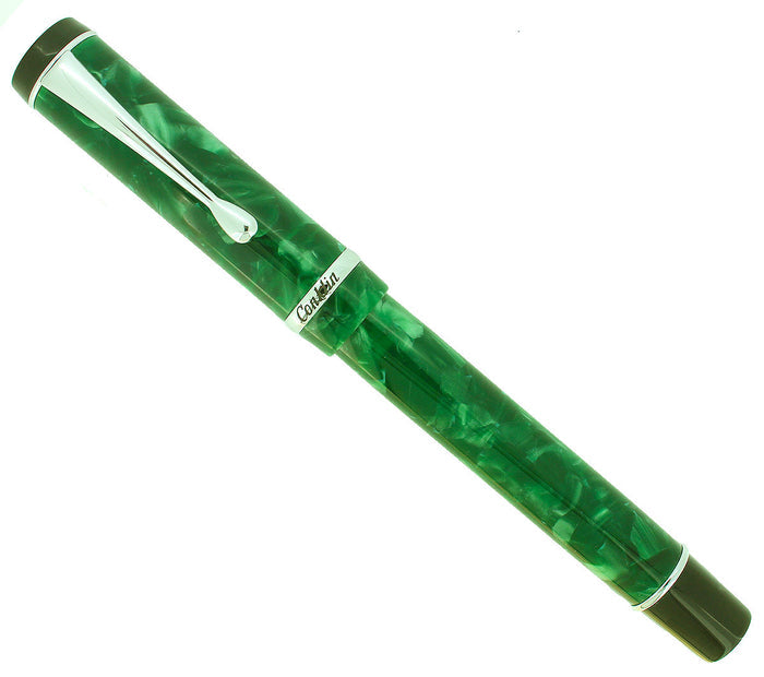 CONKLIN DURAGRAPH FOREST GREEN FOUNTAIN PEN MINT NEVER INKED IN BOX OFFERED BY ANTIQUE DIGGER