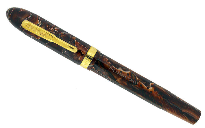 CONKLIN FOUNTAIN PEN NOZAC COLLECTION SEDONA BROWN 14K NIB MINT NEW IN BOX OFFERED BY ANTIQUE DIGGER