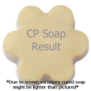 Creamy Coconut Fragrance Oil in cold process soap color testing