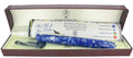 EDISON PEARL SIGNATURE SERIES OCEAN FLAKE FOUNTAIN PEN MINT NEVER INKED IN BOX OFFERED BY ANTIQUE DIGGER