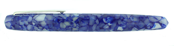 EDISON PEARL SIGNATURE SERIES OCEAN FLAKE FOUNTAIN PEN MINT NEVER INKED IN BOX OFFERED BY ANTIQUE DIGGER