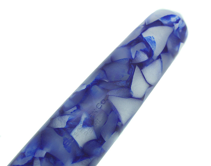 EDISON PEARL SIGNATURE SERIES OCEAN FLAKE FOUNTAIN PEN MINT NEVER INKED IN BOX OFFERED BY ANTIQUE DIGGER