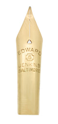 EDWARD JENKINS #5 ARTIST SEMI-FLEX F-BB 14K FOUNTAIN PEN NIB OFFERED BY ANTIQUE DIGGER