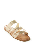 Everyday Cross Band Sandal Gold