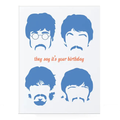 Fab Four Birthday Card