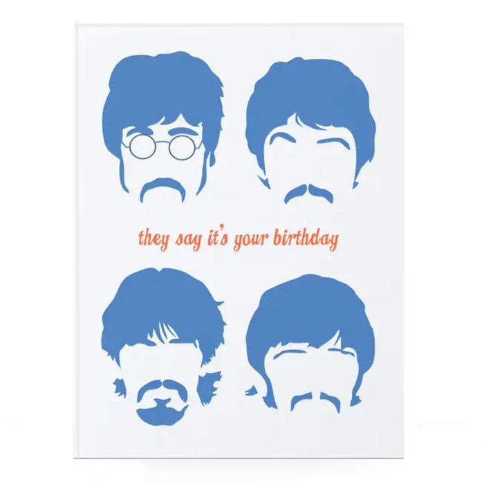 Fab Four Birthday Card