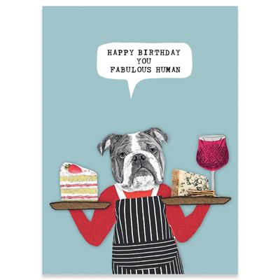 Fabulous Human Birthday Card
