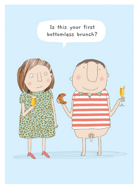 First Brunch Birthday Card